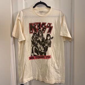 KISS US Tour '76 Cream Graphic Tee
